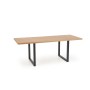 RADUS 120x78 MDF + okleina naturalna kolor: dąb naturalny (2p1szt)Stoły szklane i mdf 