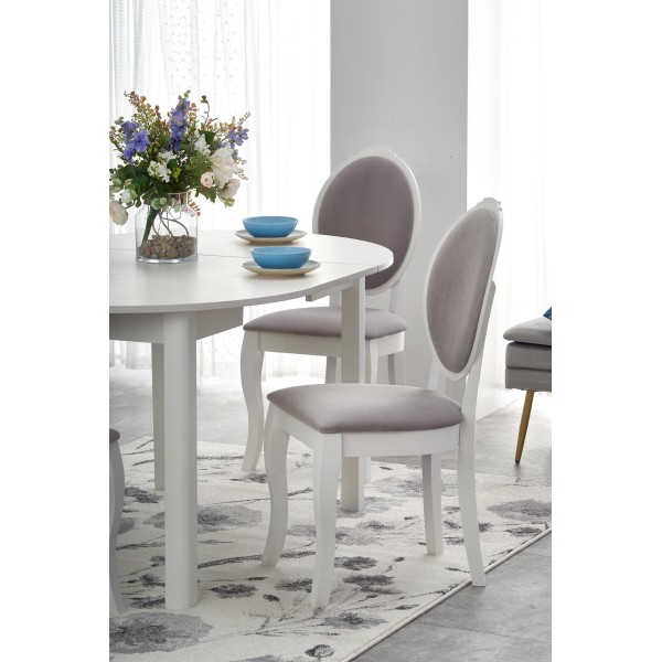RINGO stół kolor - biały (102-142x102x76 cm) (2p1szt)Stoły szklane i mdf 