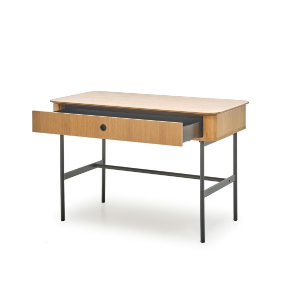SMART biurko B-1 dąb naturalny/czarny (1p1szt)Biurka 