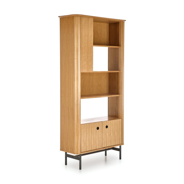 SMART regał REG-1 dąb naturalny/czarny (2p1szt)Kolekcje 
