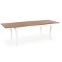 WINDSOR stół rozkładany 160-240x90x76 cm kolor ciemny dąb/biały (2p1szt)Stoły szklane i mdf 