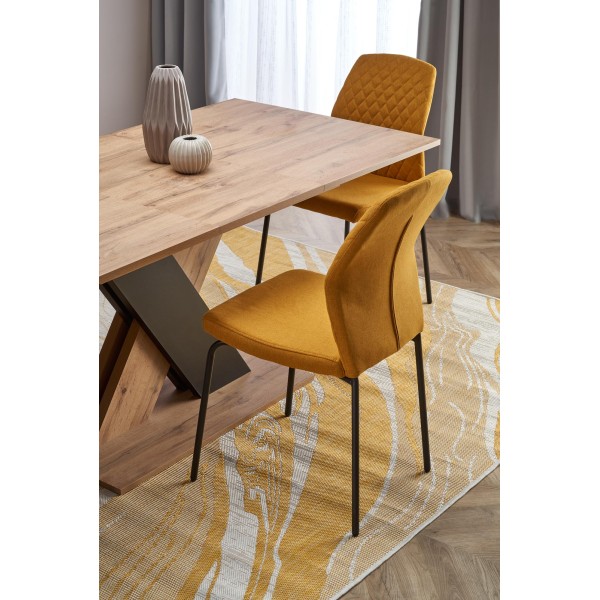 XARELTO stół rozkładany dąb wotan - czarny (1p1szt)Stoły szklane i mdf 