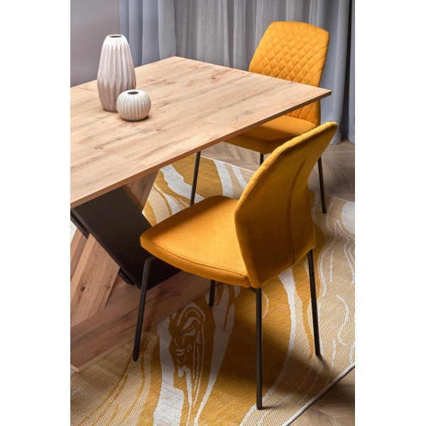 XARELTO stół rozkładany dąb wotan - czarny (1p1szt)Stoły szklane i mdf 