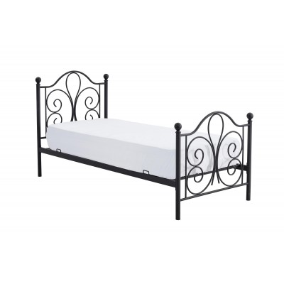 PANAMA 90 cm łóżko metalowe czarny