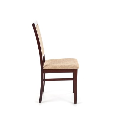 SYLWEK1 krzesło ciemny orzech, tkanina / tap: Torent Beige