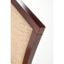 SYLWEK1 krzesło ciemny orzech, tkanina / tap: Torent Beige Halmar