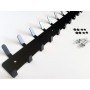 Metalowy wieszak do przedpokoju 80cm WT2 czarny
