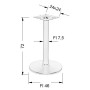 Podstawa pod stolik barowy PS-1500 chrom