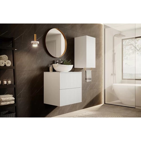 Blat Nicole 60 cm - biały mat MDF