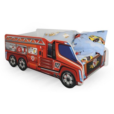 Łóżko straż pożarna FIRE TRUCK 140x70 Halmar
