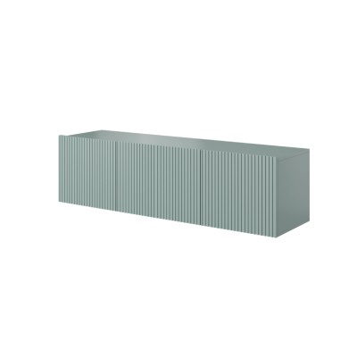 Szafka RTV wisząca Nicole 150 cm - szałwia MDF