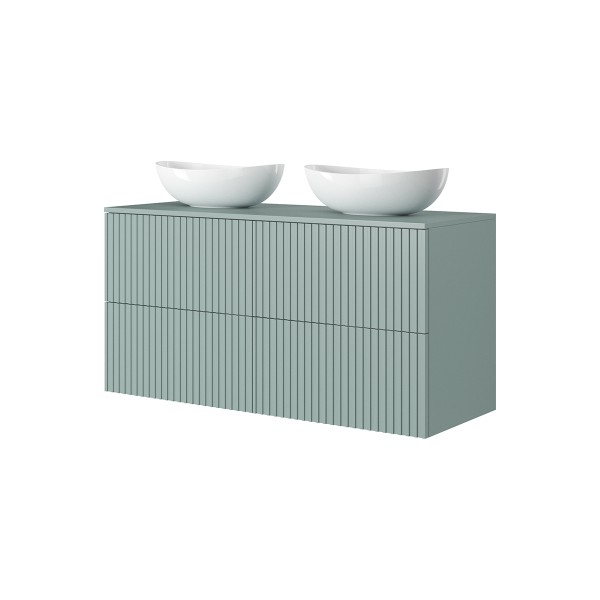 Szafka wisząca pod umywalkę Nicole 60 cm - szałwia MDF