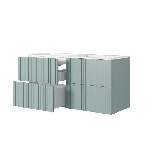 Szafka wisząca pod umywalkę Nicole 60 cm - szałwia MDF