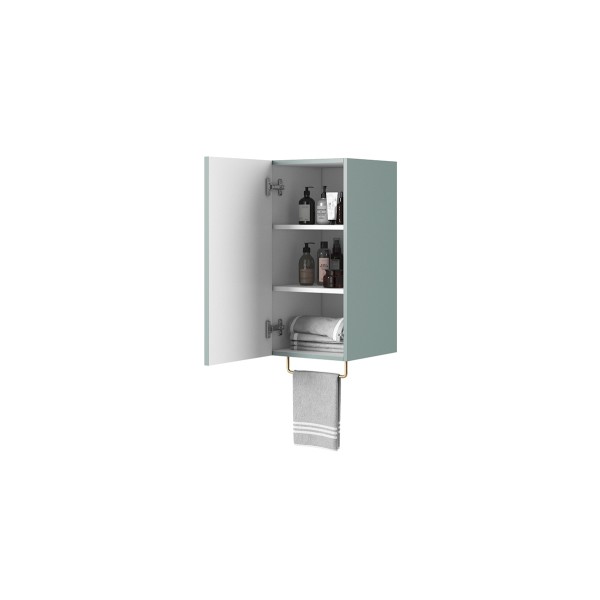 Słupek łazienkowy wiszący Nicole 70 cm - szałwia MDF