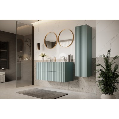 Słupek łazienkowy wiszący Nicole 140 cm - szałwia MDF