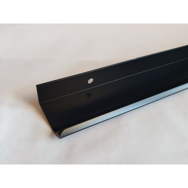 Uchwyt krawędziowy czarny mat LAMBO 96/120mm