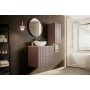 Słupek łazienkowy wiszący Nicole 70 cm - antyczny róż MDF