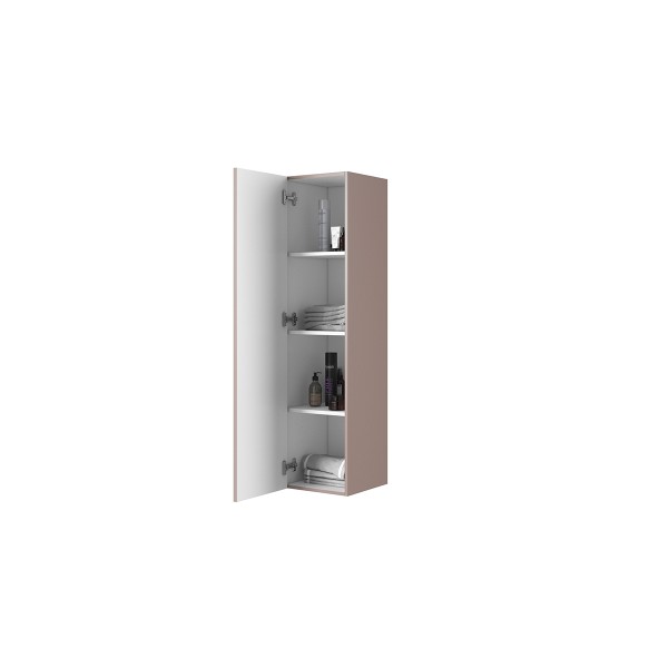 Słupek łazienkowy wiszący Nicole 140 cm - antyczny róż MDF