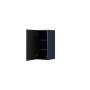 Słupek łazienkowy wiszący Nicole 70 cm - granat MDF