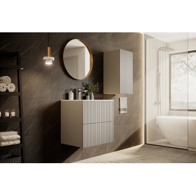 Słupek łazienkowy wiszący Nicole 70 cm - kaszmir