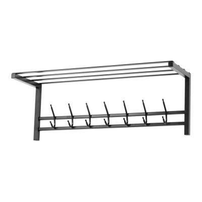 Wieszak loftowy metalowy z półką KAP475