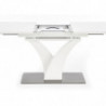 Biały rozkładany stół 140x80cm PALERMO