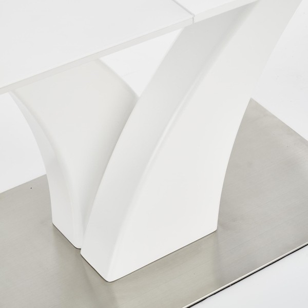 Biały rozkładany stół 140x80cm PALERMO Halmar