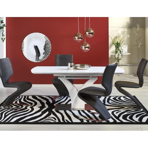 Biały rozkładany stół 140x80cm PALERMO Halmar