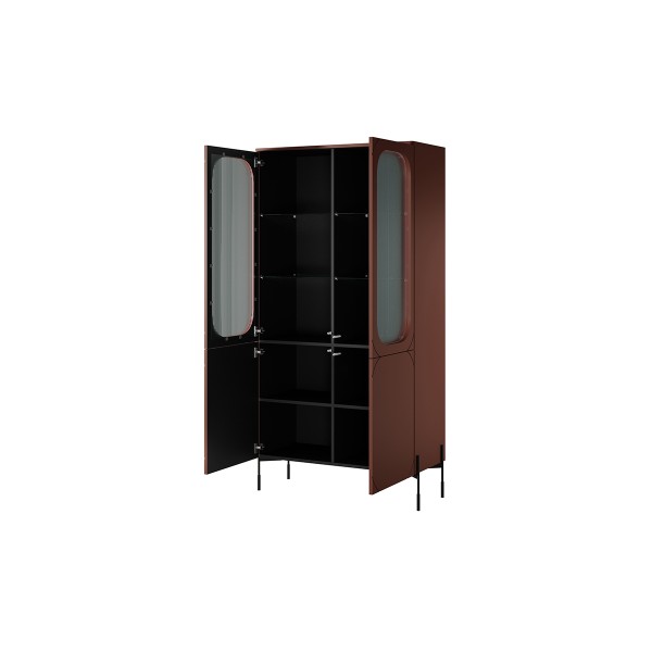 Witryna Sonatia 100 cm - burgund