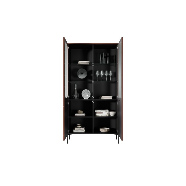 Witryna Sonatia 100 cm - burgund