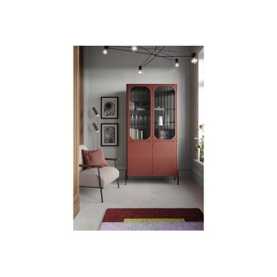 Witryna Sonatia 100 cm - burgund