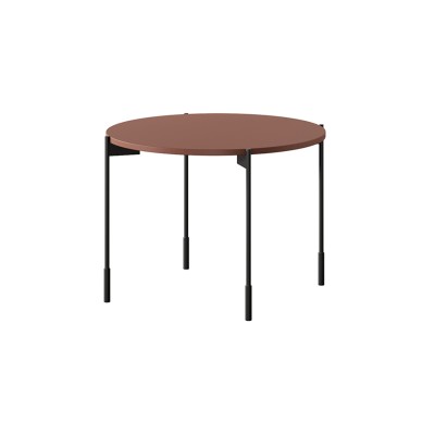 Stolik kawowy okrągły Sonatia 60 cm - burgund