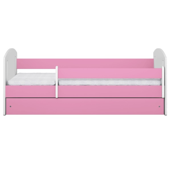 Łóżka dla dzieci 160 x 80 CLASSIC 2 biały+ różowy