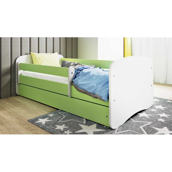 Łóżko sypialniane dla dzieci 160x80 Babydreams zielone