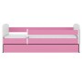 Łóżka do spania dla dzieci Babydreams 180x80 różowe