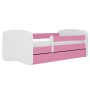 Łóżka do spania dla dzieci Babydreams 180x80 różowe