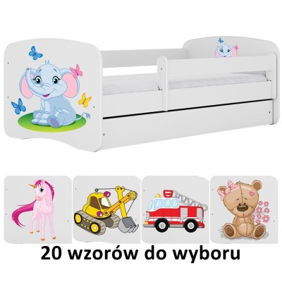 Białe łóżka dziecięce 140x70 Babydreams