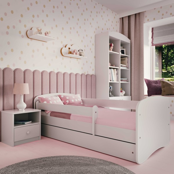 Białe łóżka dziecięce 140x70 Babydreams