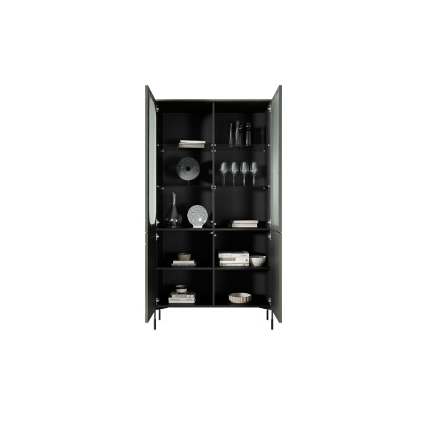 Witryna Sonatia 100 cm - oliwka