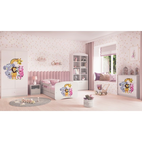 Biała komoda dla dziecka BABYDREAMS