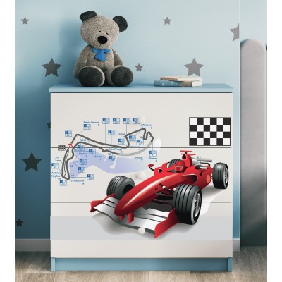 Komoda do pokoju dziecka BABYDREAMS niebieska