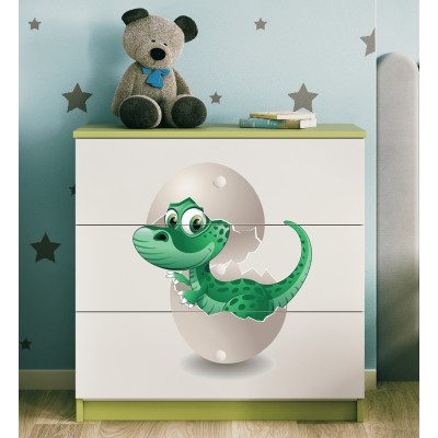 Komoda do pokoju dziecięcego BABYDREAMS zielona