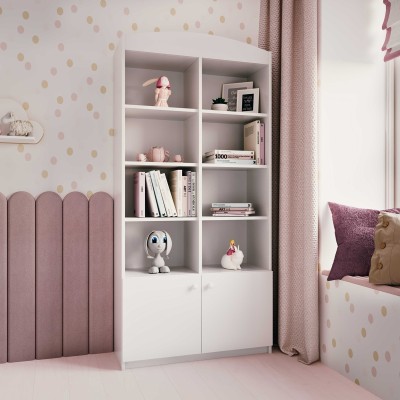 Regał dla dziecka BABYDREAMS biały podwójny