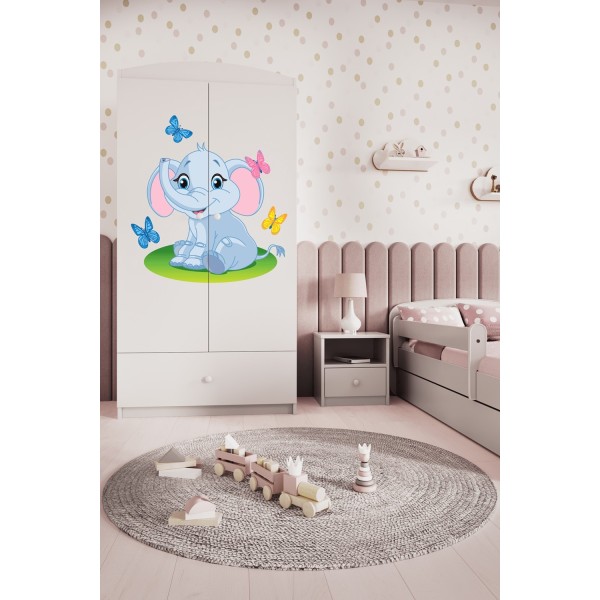Szafa dla dziecka biała Babydreams + obrazki