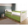 Łóżeczko dla dziecka z barierką 180x80 TOMI zielone