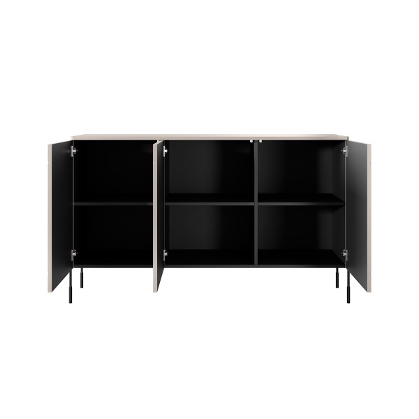 Komoda trzydrzwiowa Sonatia 150 cm - kaszmir