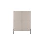 Kredens z 2 ukrytymi szufladami Sonatia 120 cm - kaszmir
