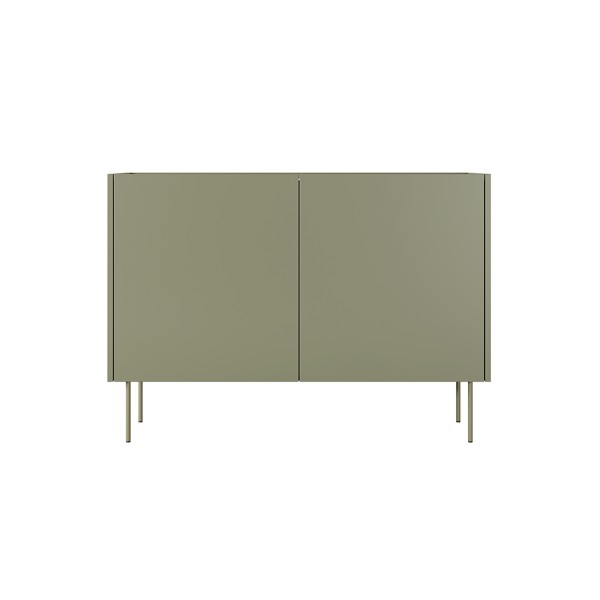 Komoda dwudrzwiowa Desin 120 cm - oliwka / dąb nagano