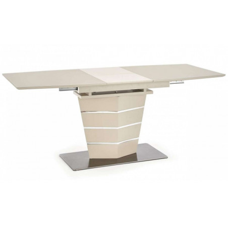 Rozkładany stół 140x80cm SORENTO beżowy mat Halmar