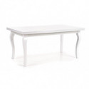 Stół rozkładany biały połysk 160x90cm MOZART Halmar